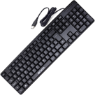 TECLADO USB EXBOM COM FIO BK-103