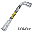 CHAVE BIELA TIPO L COM FURO 2 BOCAS 19X19MM