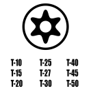 CHAVE TORX C/ 9 PEÇAS (GRANDE) - GADAN