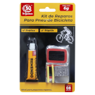 KIT DE REPAROS PARA PNEU DE BICICLETA C/ 8 PEÇAS SQ