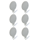 KIT COM 6 GANCHOS MULTIUSO - GADAN