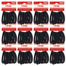 ELASTICO PARA CABELO - LACINHOS PRETOS 72 PCS - GADAN